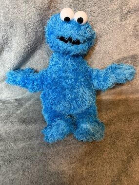 Sesame Street Cookie Monster Plush Stuffed Animal Toy Blue 2016